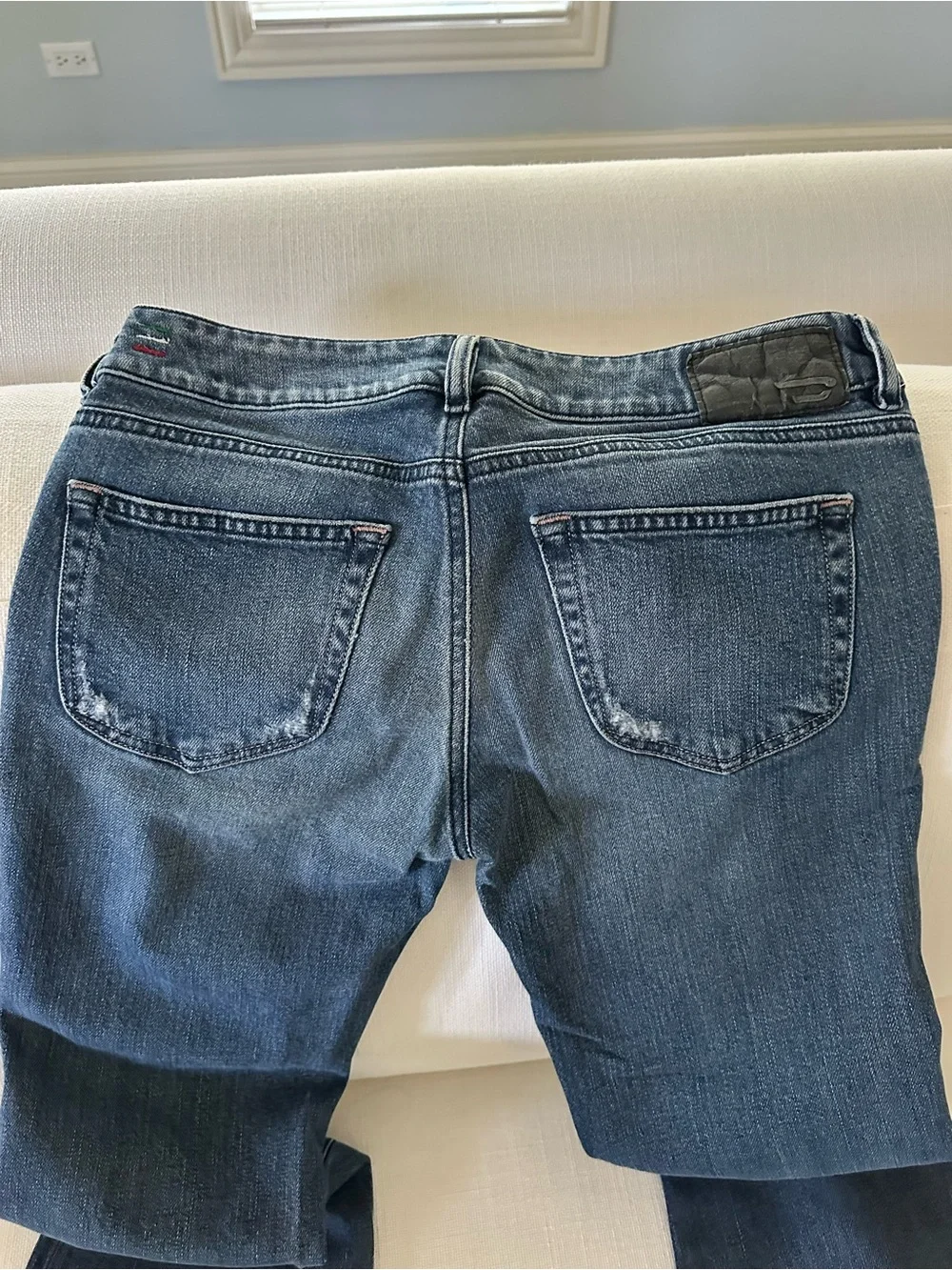 Diesel Women's Flared Jeans in Medium Blue Wash